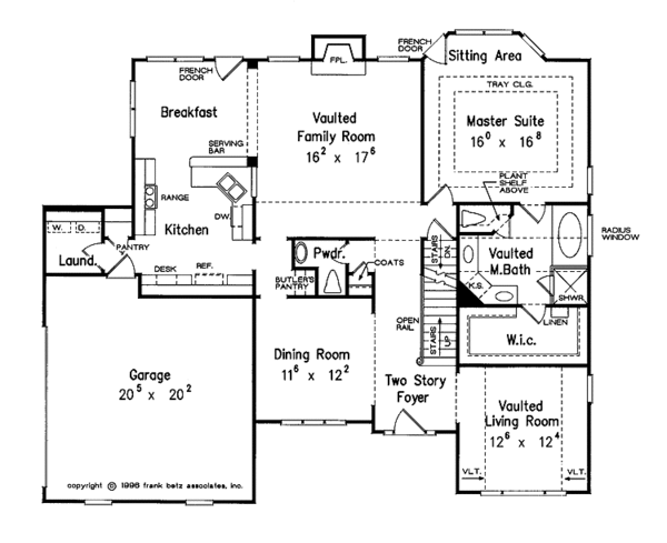 Dream House Plan - Traditional Floor Plan - Main Floor Plan #927-111