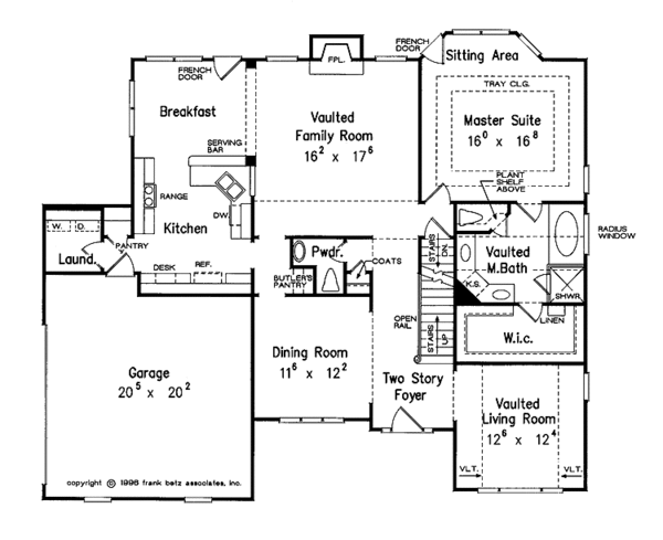 Home Plan - Traditional Floor Plan - Main Floor Plan #927-111