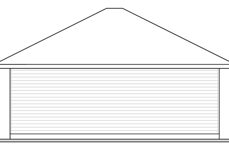 House Plan Design - Exterior - Rear Elevation for Contemporary House Plan #23-2564, 0 bath