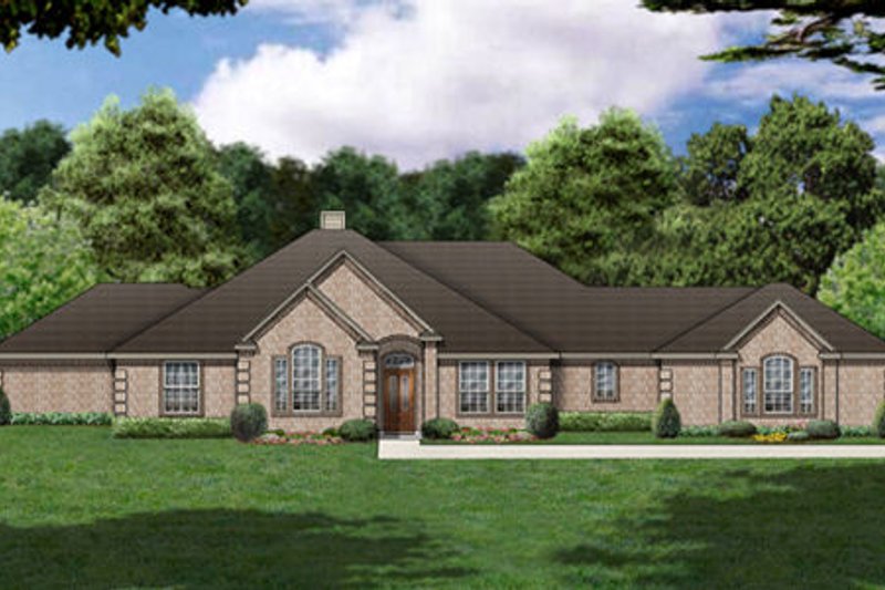 Dream House Plan - Traditional Exterior - Front Elevation Plan #84-363
