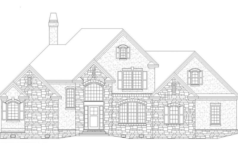 Architectural House Design - Exterior - Front Elevation 4 for Traditional House Plan #929-782 - 3 bed, 2.5 bath