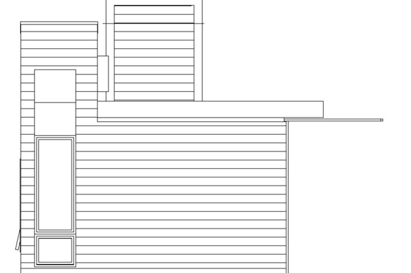 Architectural House Design - Exterior - Other Elevation for Traditional House Plan #484-10 - 1 bed, 1 bath