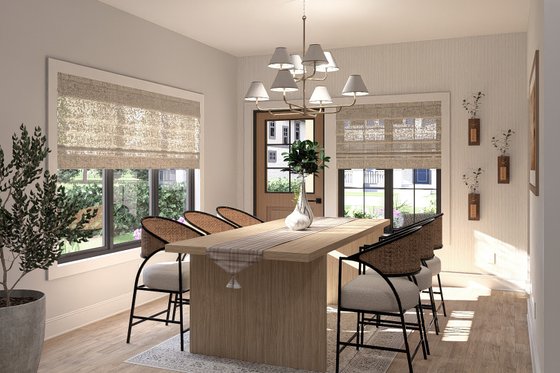 Interior - Dining Room for Farmhouse House Plan #455-403 - 3 bed, 2 bath
