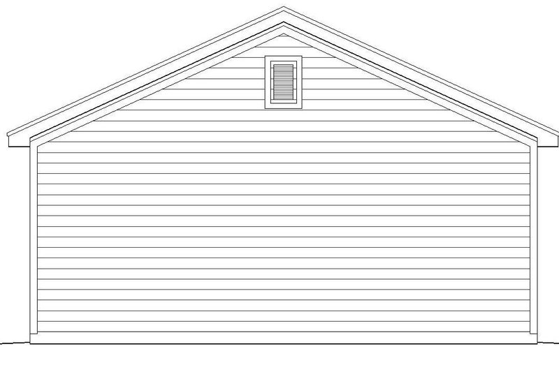 Dream House Plan - Exterior - Rear Elevation for Country House Plan #932-103, 0 bath