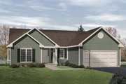 Traditional Style House Plan - 3 Beds 2 Baths 1578 Sq/Ft Plan #22-101 