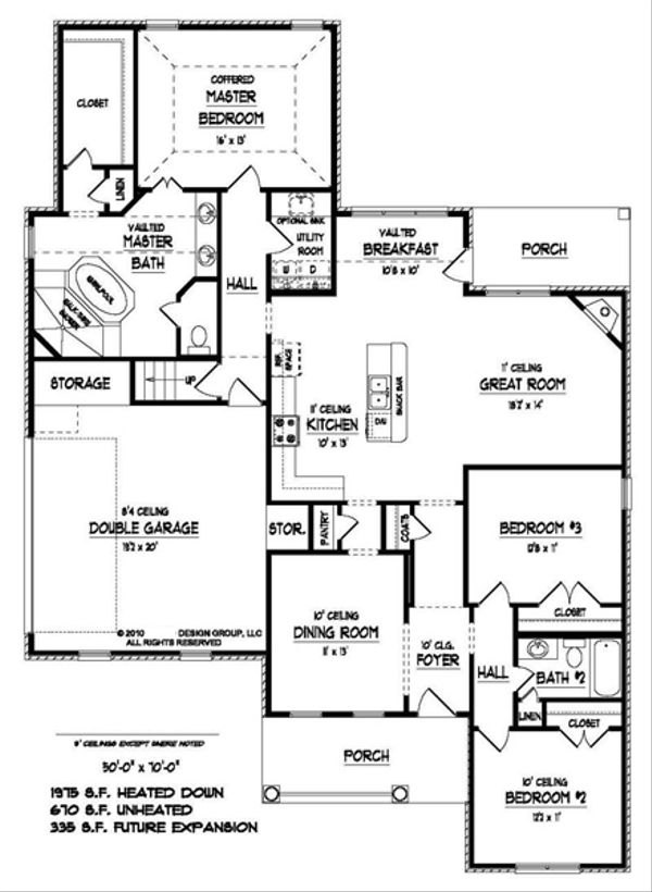 Traditional Floor Plan - Main Floor Plan #424-276