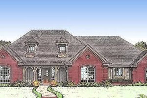 Traditional Exterior - Front Elevation Plan #310-615