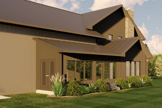 Exterior - Other Elevation 2 for Barndominium House Plan #1064-223 - 3 bed, 2.5 bath