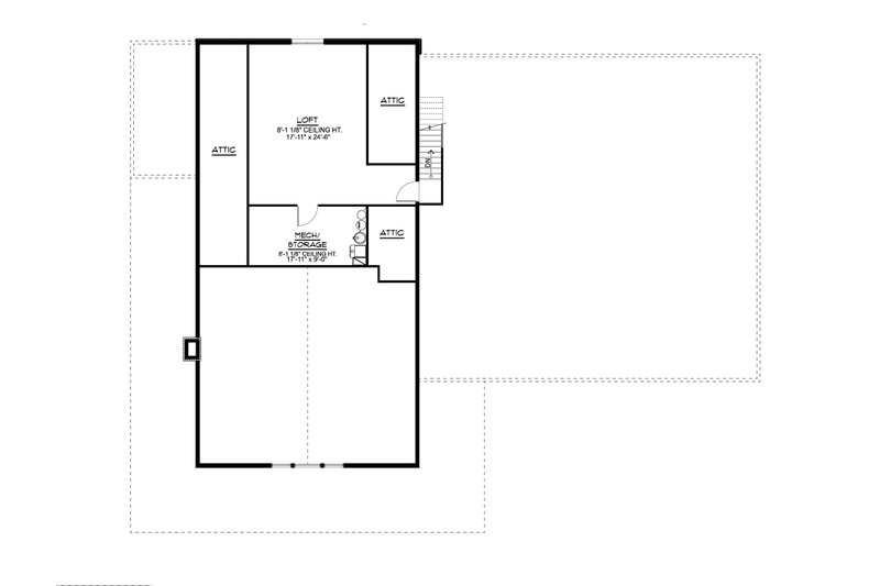 Home Plan - Floor Plan - Upper Floor for Country House Plan #1064-250 - 3 bed, 2.5 bath