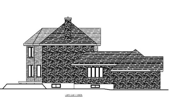 Exterior - Other Elevation 1 for Colonial House Plan #138-332 - 3 bed, 2.5 bath