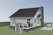Cottage Style House Plan - 3 Beds 2 Baths 1152 Sq/Ft Plan #79-137 