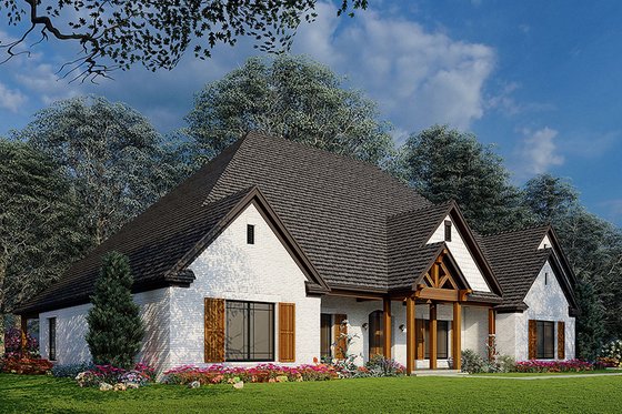 Exterior - Other Elevation for Craftsman House Plan #923-215 - 4 bed, 3.5 bath