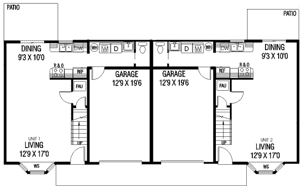 Traditional Floor Plan - Main Floor Plan #60-616