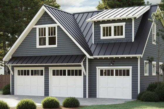 Exterior - Front Elevation 4 for Traditional House Plan #461-116 - 1 bed, 1 bath