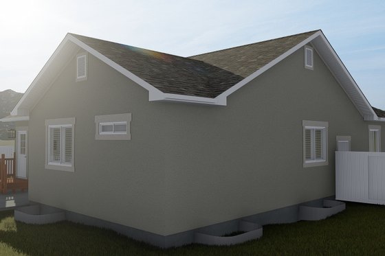 Exterior - Other Elevation for Traditional House Plan #1060-54 - 4 bed, 3 bath