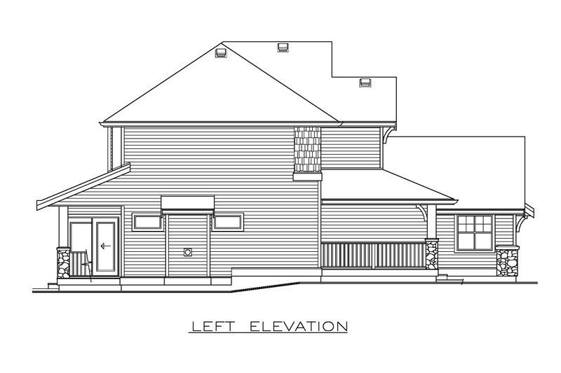 House Plan Design - Exterior - Other Elevation for Country House Plan #1100-180 - 3 bed, 2.5 bath