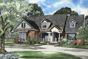 Traditional Exterior - Front Elevation Plan #17-520