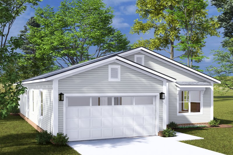 House Design - Exterior - Other Elevation for Ranch House Plan #513-2309 - 3 bed, 2 bath