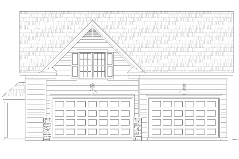 Home Plan - Exterior - Front Elevation 3 for Country House Plan #932-566 - 1 bed, 1 bath
