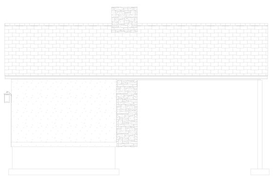 Exterior - Other Elevation 2 for Traditional House Plan #1060-94, 0 bath
