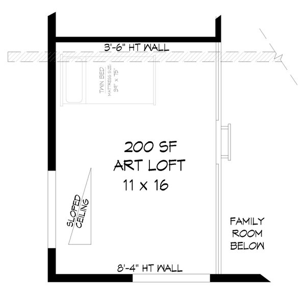 Dream House Plan - Contemporary Floor Plan - Upper Floor Plan #932-918