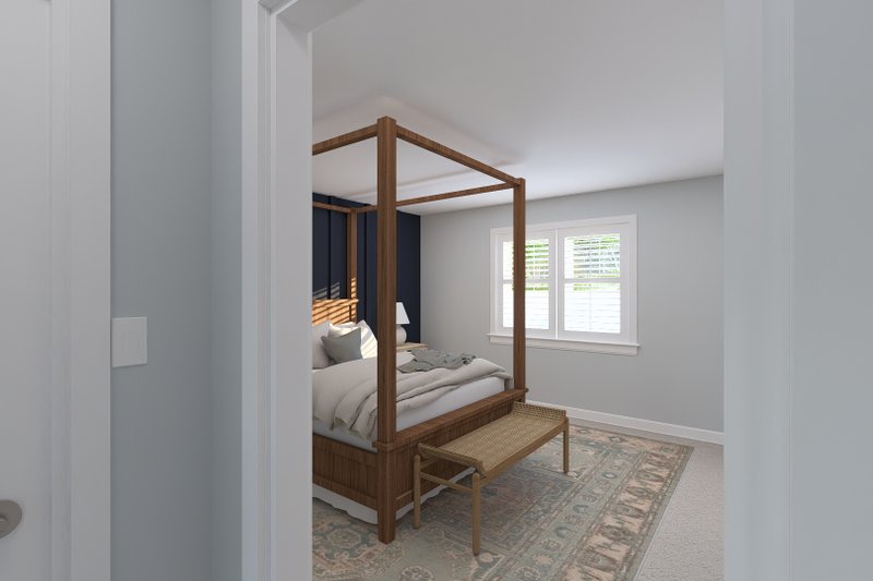 Architectural House Design - Interior - Master Bedroom for Craftsman House Plan #1060-461 - 3 bed, 3 bath