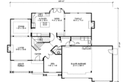 Craftsman Style House Plan - 4 Beds 2.5 Baths 3015 Sq/Ft Plan #132-142 