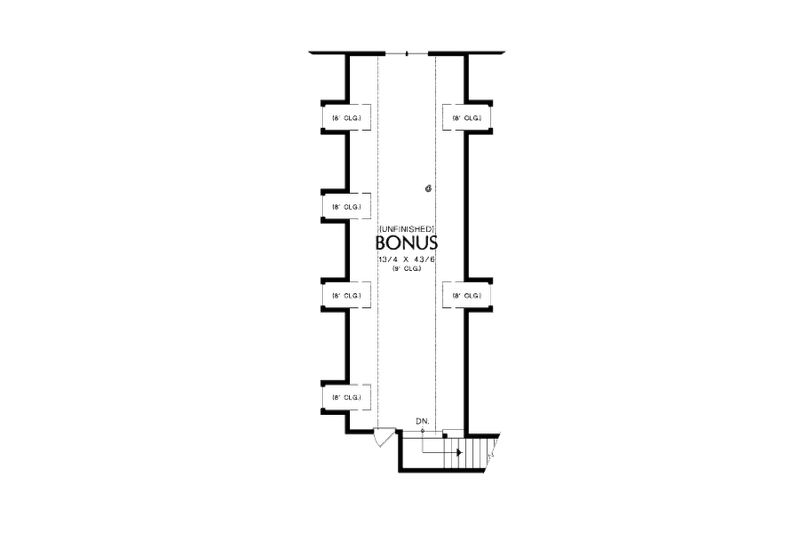 Home Plan - Floor Plan - Other Floor for European House Plan #48-430 - 3 bed, 2.5 bath