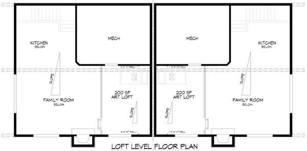 Country Floor Plan - Upper Floor Plan #932-1196