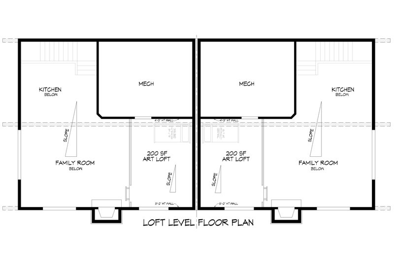 Architectural House Design - Floor Plan - Upper Floor for Country House Plan #932-1196 - 6 bed, 4 bath