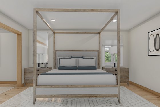 Interior - Master Bedroom 3 for Traditional House Plan #1060-15 - 4 bed, 3.5 bath