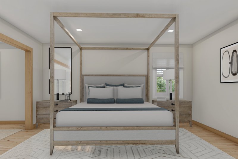Architectural House Design - Interior - Master Bedroom 3 for Traditional House Plan #1060-15 - 4 bed, 3.5 bath