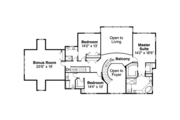 Colonial Style House Plan - 4 Beds 4.5 Baths 4022 Sq/Ft Plan #124-355 