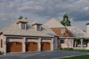 European Style House Plan - 4 Beds 3.5 Baths 4378 Sq/Ft Plan #17-2380 