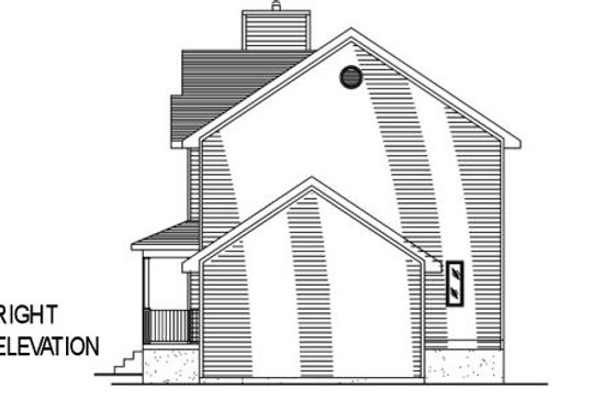Exterior - Other Elevation 1 for Country House Plan #138-254 - 3 bed, 1.5 bath