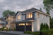 Contemporary Style House Plan - 5 Beds 4.5 Baths 3420 Sq/Ft Plan #1066-205 