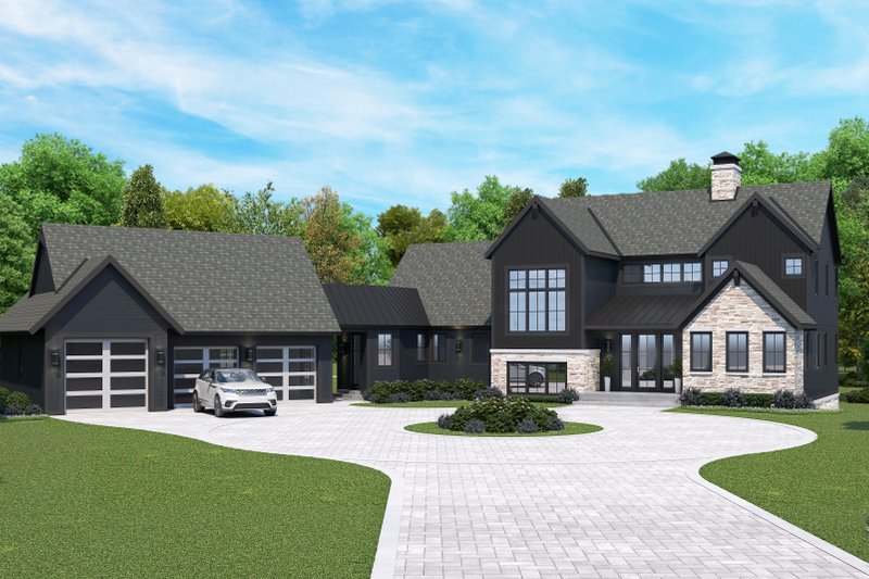 Dream House Plan - Exterior - Front Elevation 5 for Farmhouse House Plan #928-393 - 5 bed, 3.5 bath