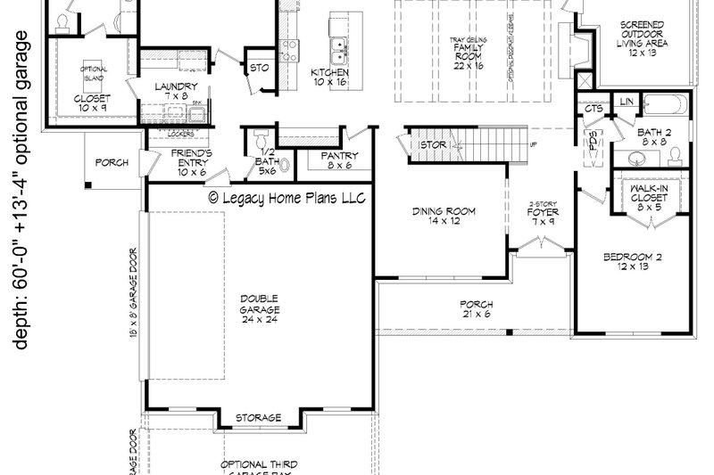 Home Plan - Exterior - Front Elevation 5 for Farmhouse House Plan #932-1295 - 5 bed, 3.5 bath
