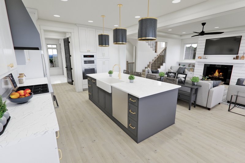 Dream House Plan - Interior - Kitchen 2 for Craftsman House Plan #51-1267 - 4 bed, 3.5 bath