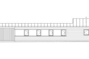 Exterior - Other Elevation 3 for Modern House Plan #488-1 - 2 bed, 2 bath