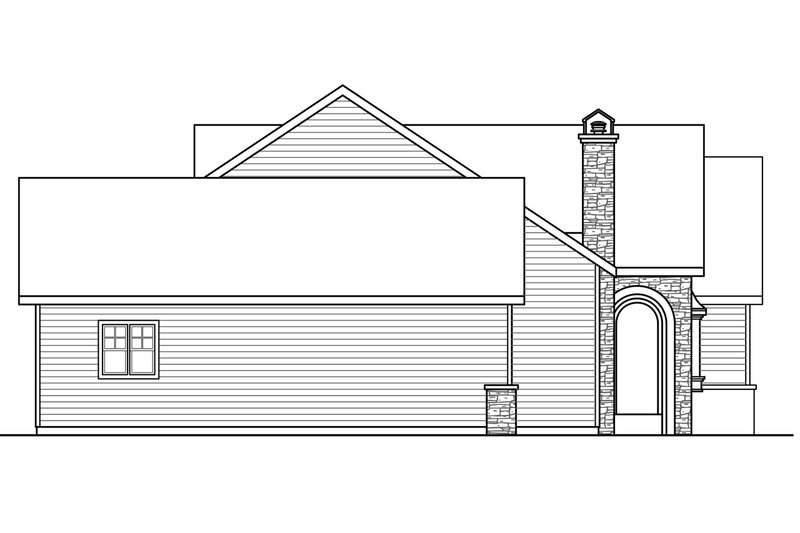 Architectural House Design - Exterior - Other Elevation for European House Plan #124-1057 - 4 bed, 3.5 bath