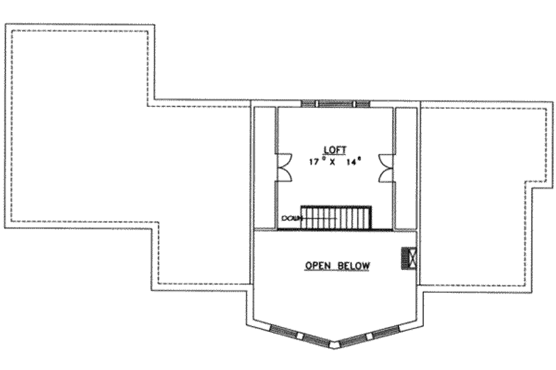 Home Plan - Floor Plan - Other Floor for Modern House Plan #117-178 - 5 bed, 4 bath