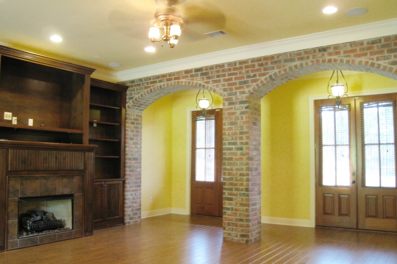 Dream House Plan - Interior - Family Room for European House Plan #44-181 - 3 bed, 2.5 bath