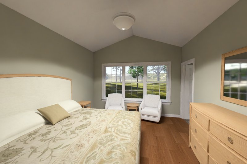 Architectural House Design - Interior - Master Bedroom 2 for Cottage House Plan #513-2459 - 3 bed, 2 bath