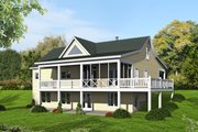 Traditional Style House Plan - 2 Beds 2 Baths 1500 Sq/Ft Plan #932-567 