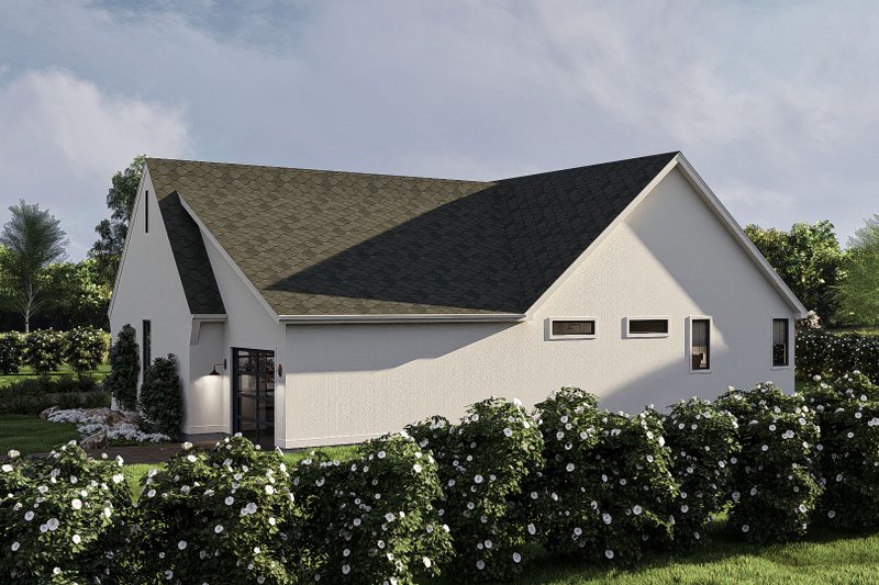 House Blueprint - Exterior - Other Elevation for Modern House Plan #455-414 - 3 bed, 3.5 bath