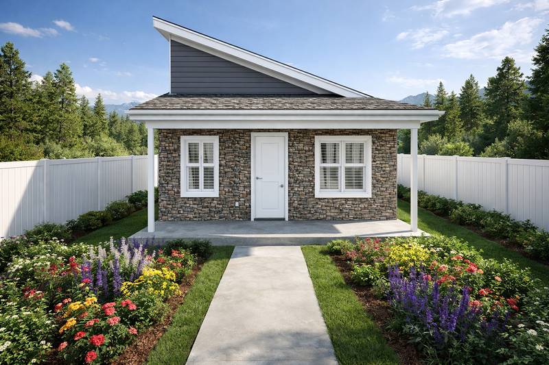 Home Plan - Modern Exterior - Front Elevation Plan #1060-459