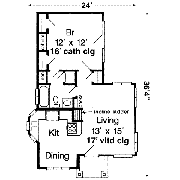 House Design - Colonial Floor Plan - Main Floor Plan #410-249
