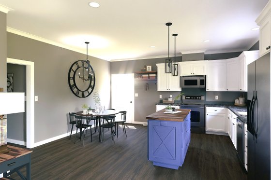 Interior - Kitchen 1 for Cottage House Plan #44-229 - 3 bed, 2 bath