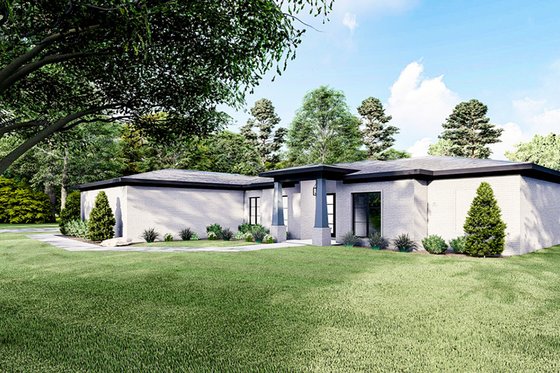 Exterior - Other Elevation for Contemporary House Plan #923-286 - 3 bed, 3 bath